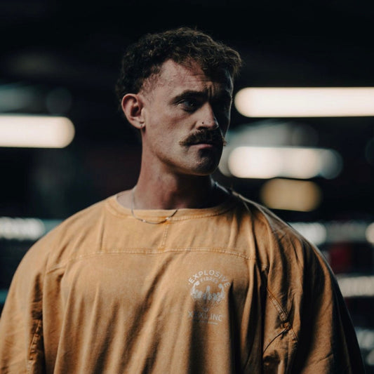 "Stone Washed" Yoke Rag Top - Sand