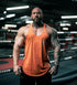 "Stone Washed" Muscle vest- Orange