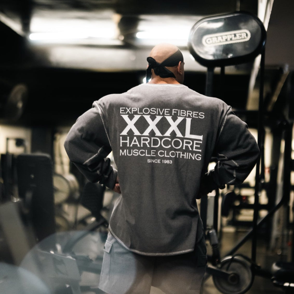 "Classic XXXL Logo" Vintage Wash Top stitched Sweat - Anvil (Limited Edition)