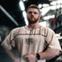 "Classic XXXL Logo" Vintage Wash Top stitched Rag Top - Vanilla Cream (Limited Edition)