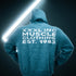 "Ultra Knit Logo" Soft Knit Pouch Hoodie - Powder Blue