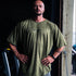 "Sub Culture " Training Rag Top - Military Green (Black ink)