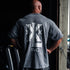 "Stacked XXXL Logo" Oversized Base T   - Ash Cloud