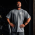 "Stacked XXXL Logo" Oversized Base T   - Ash Cloud