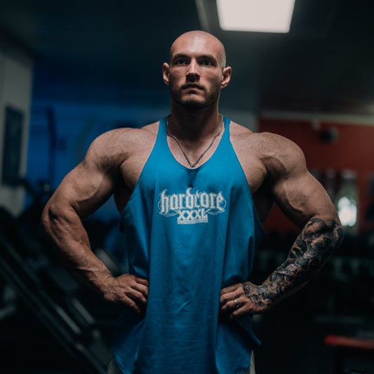 "Gothic Hardcore" Classic Muscle Vest - Royal Blue