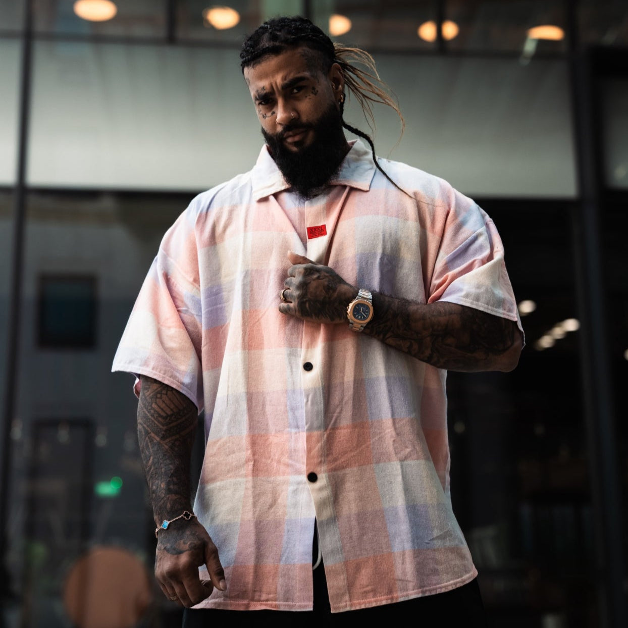 "Be Legendary" Oversized Muscle Shirt -Pastel