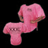 "Classic XXXL Logo" Old School Jumbo Rib Ragtop - Pink