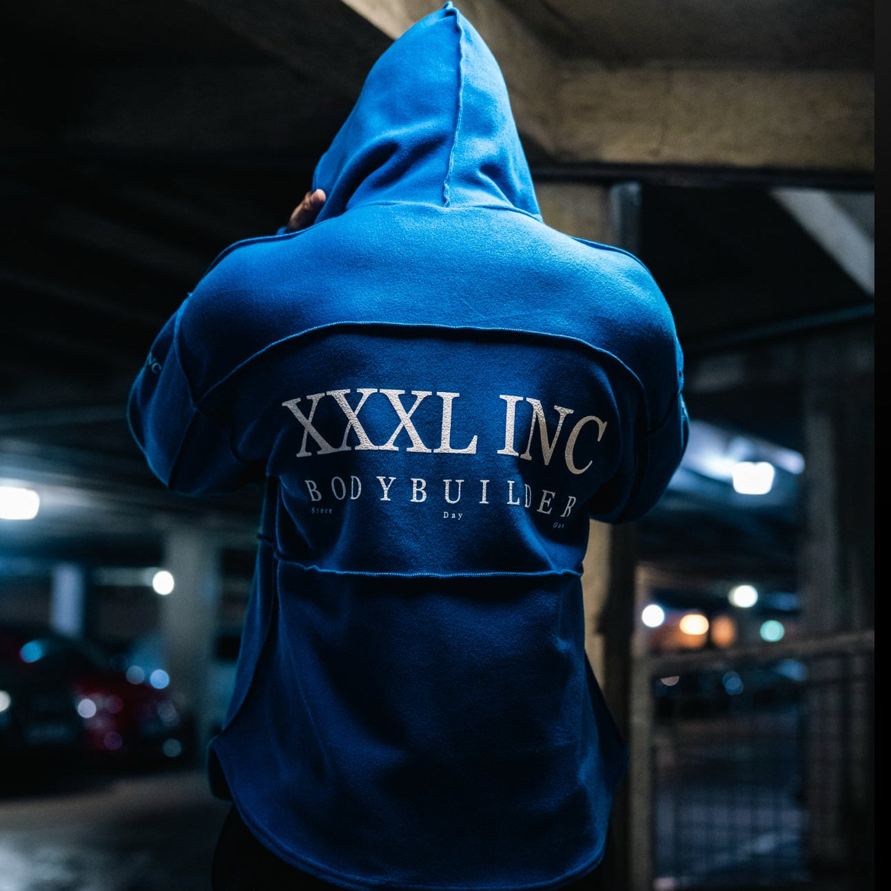 Our Infamous "Sinister" Polar Hoodie - Cobalt blue