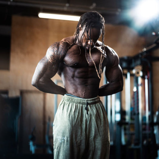 Stone washed Gym Pant - Stonewash Olive