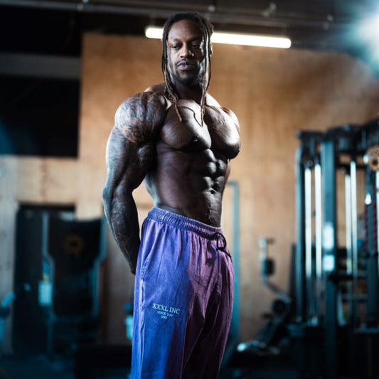 Stone washed Gym Pant - Stonewash Berry