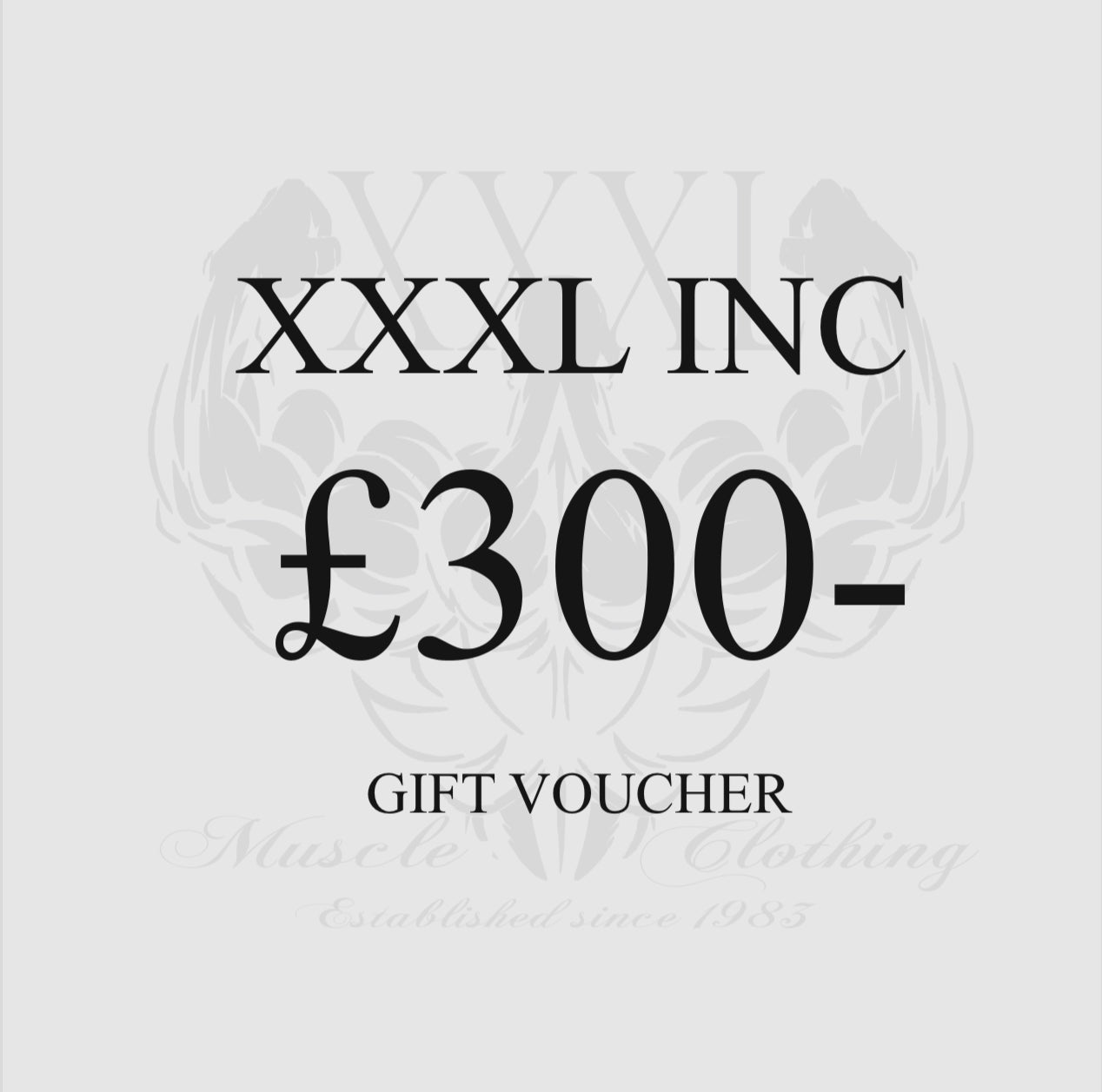 XXXL INC Gift Voucher (Digital Code)