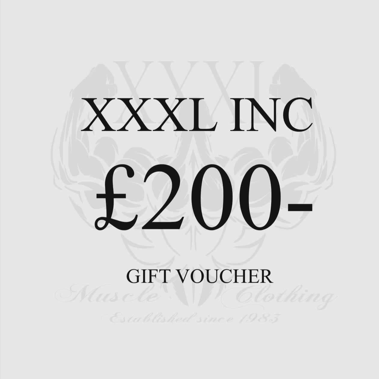 XXXL INC Gift Voucher (Digital Code)