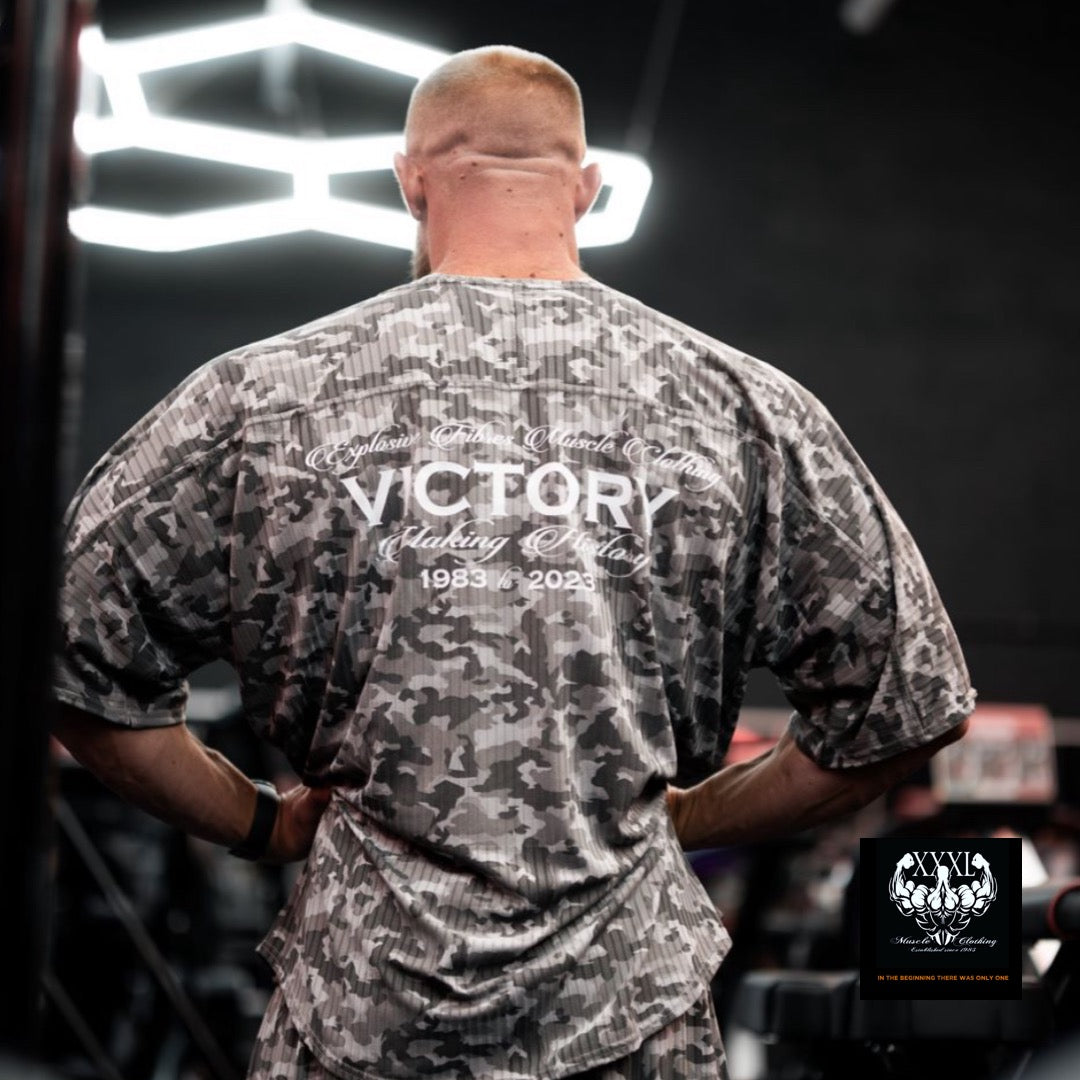 "Victory Anniversary Logo" Training Rag Top - Urban Camo