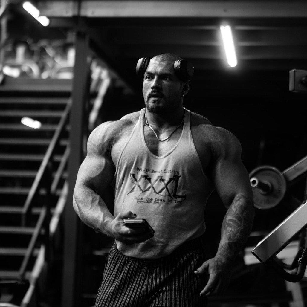 'Since the Dawn of Time' Classic Muscle vest -Black