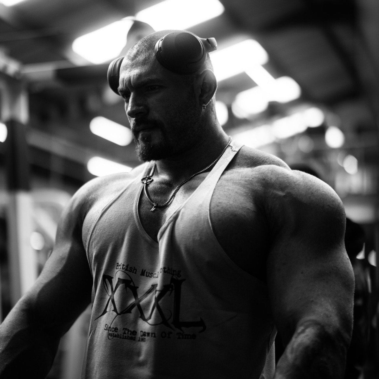 'Since the Dawn of Time' Classic Muscle vest -Royal Blue