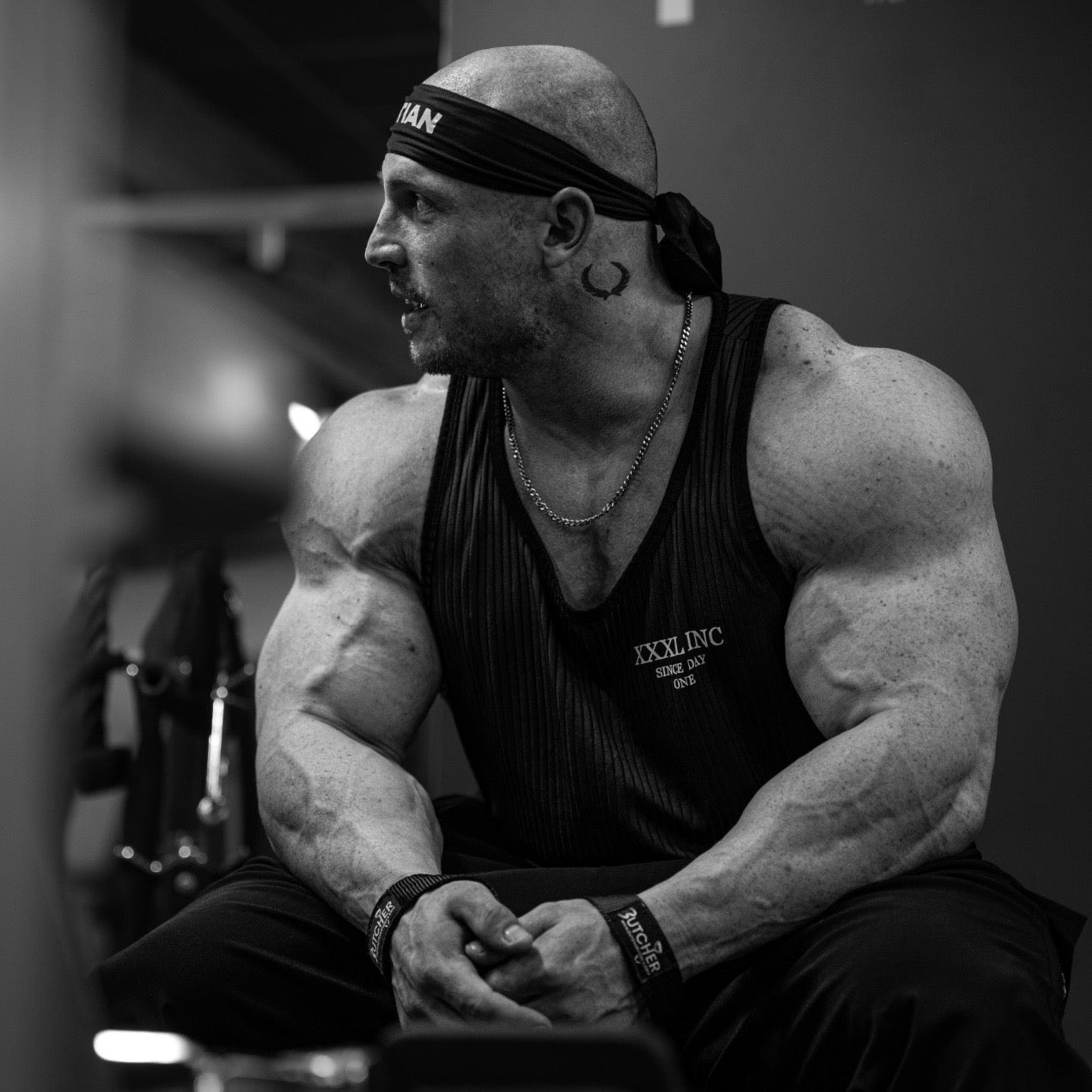 Box Cut Tank - Ribbed Graphite Grey