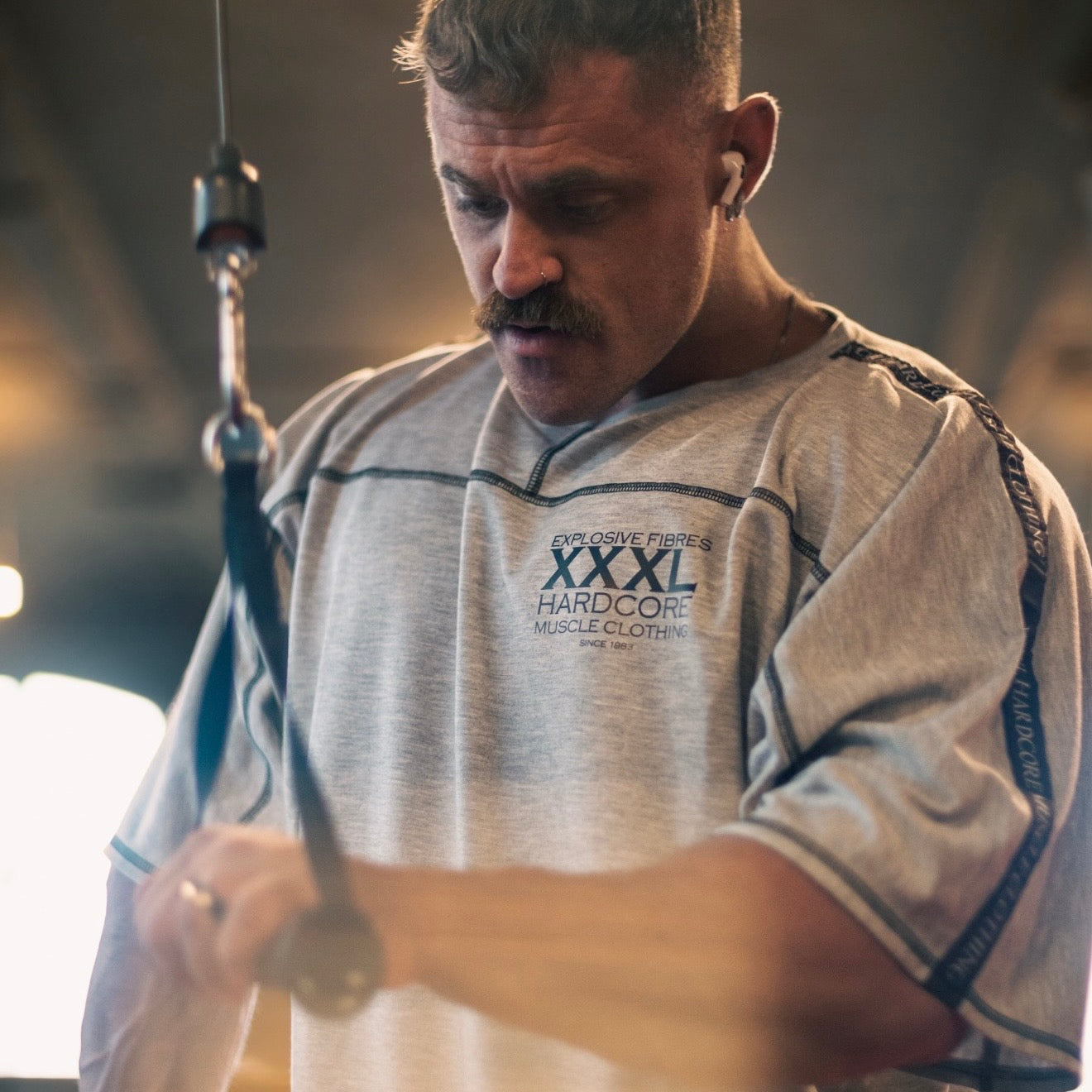 "Classic XXXL" Top Stitched Ragtop - Ash Grey