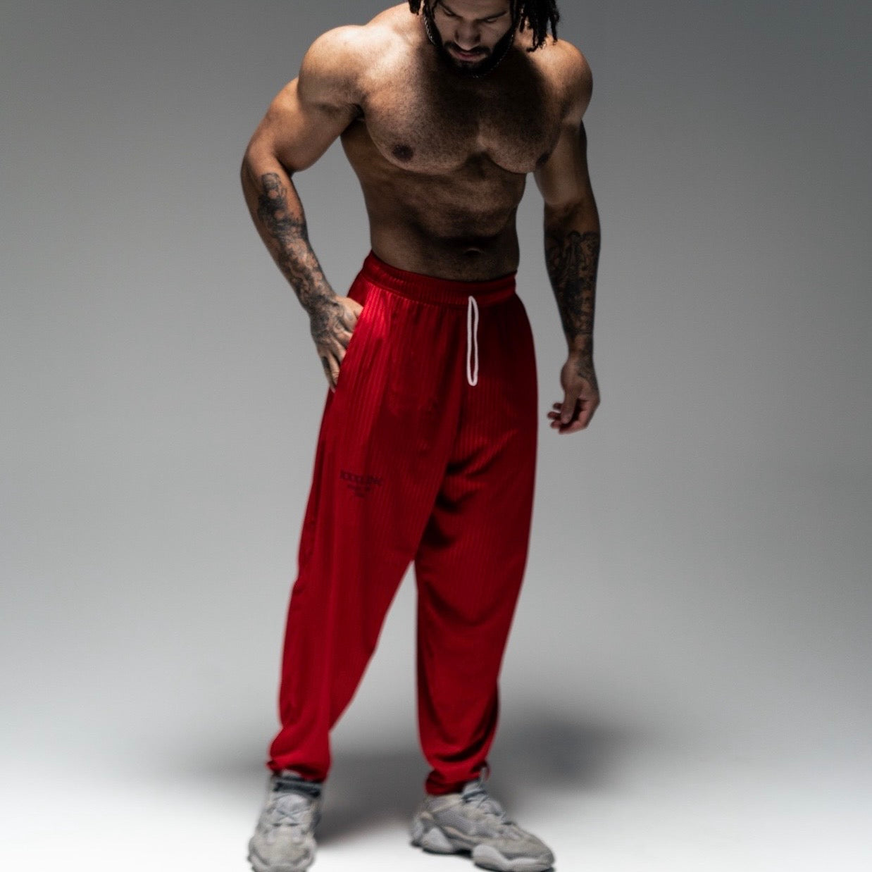 The Original GOAT Gym Baggy Pant - Red