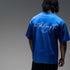 " Since The Dawn of Time" Embroidered Box Cut T - Azure Blue