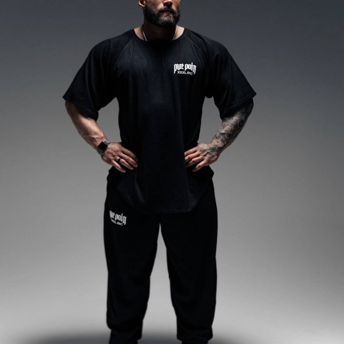 “Pure Pain”  Full Cut Pant - (Thermal) Black