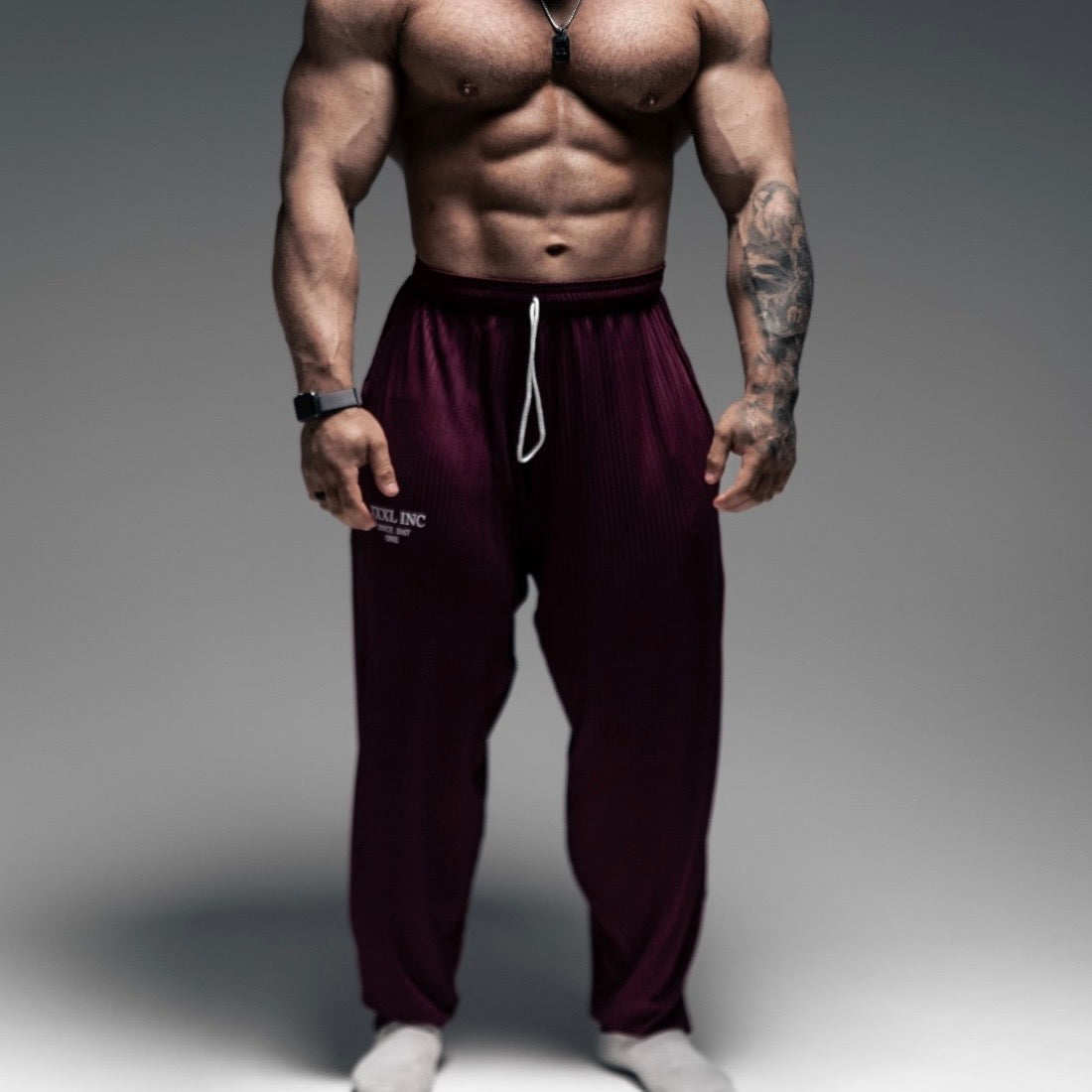 The Original GOAT Gym Baggy Pant - Burgundy