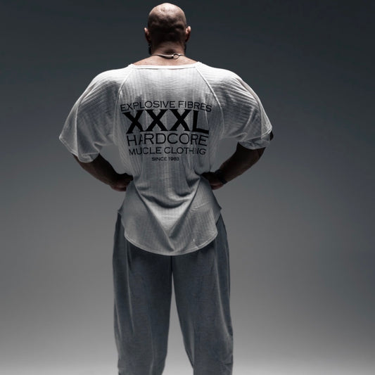 "Classic XXXL Logo" Old School Jumbo Rib Ragtop - Ivory