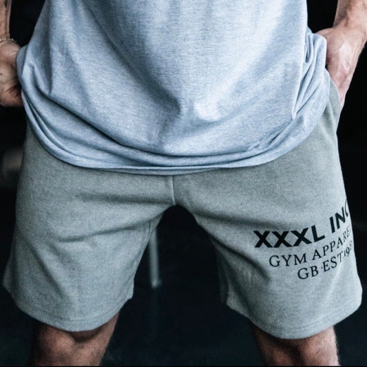 "Off Set XXXL Logo" Knitted Shorts - Steele Grey