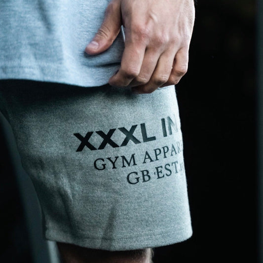 "Off Set XXXL Logo" Knitted Shorts - Steele Grey