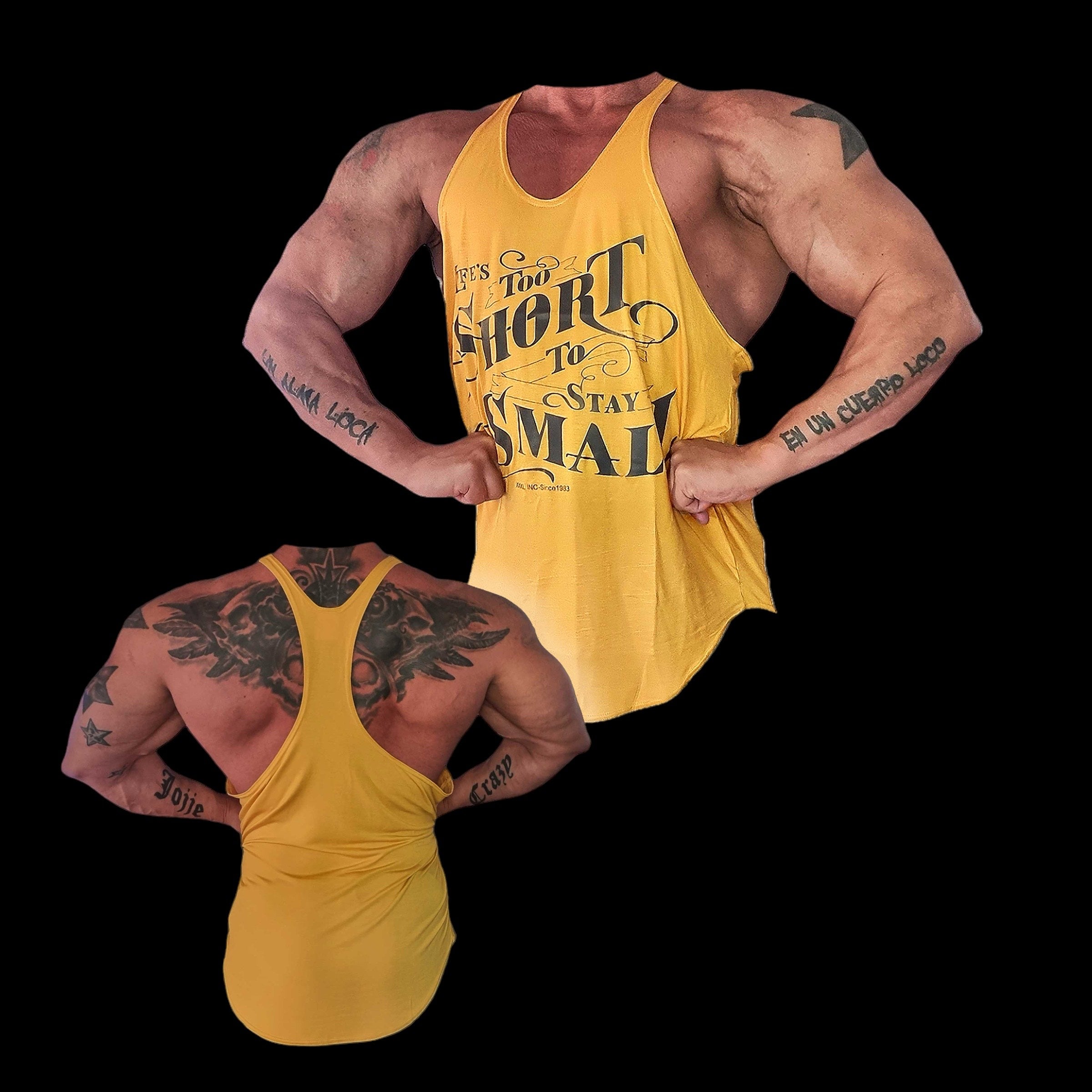 "Life's to short"   Muscle Vest - Amber (Limited Edition)