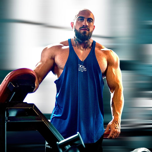 OG Stringer Vest - Ribbed Royal Blue