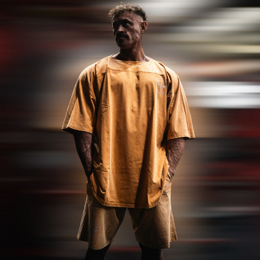 Stone Washed Shorts - Sand