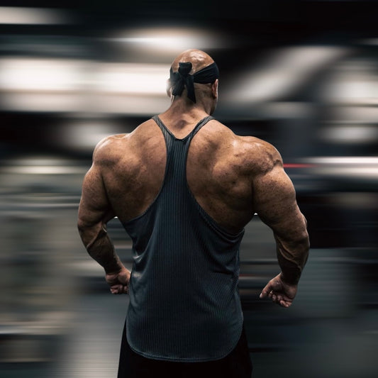 OG stringer Vest - Ribbed Graphite Grey