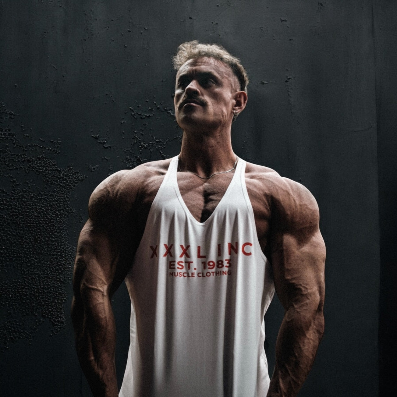 "Eroded XXXL INC" Classic Muscle Vest - Frost White
