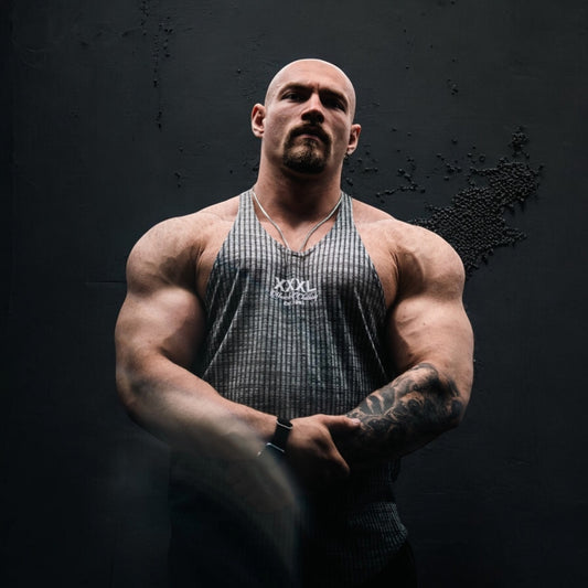 OG Stringer Vest  - Ribbed Cinder