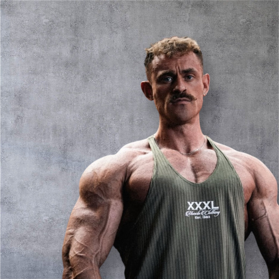 OG Stringer Vest  - Ribbed Military Green
