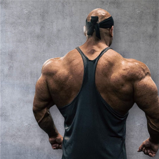 OG stringer Vest - Ribbed Graphite Grey