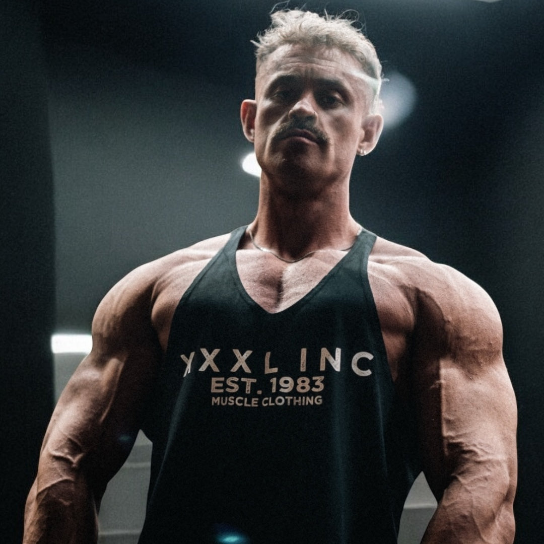 "Eroded XXXL INC" Classic Muscle Vest - Black
