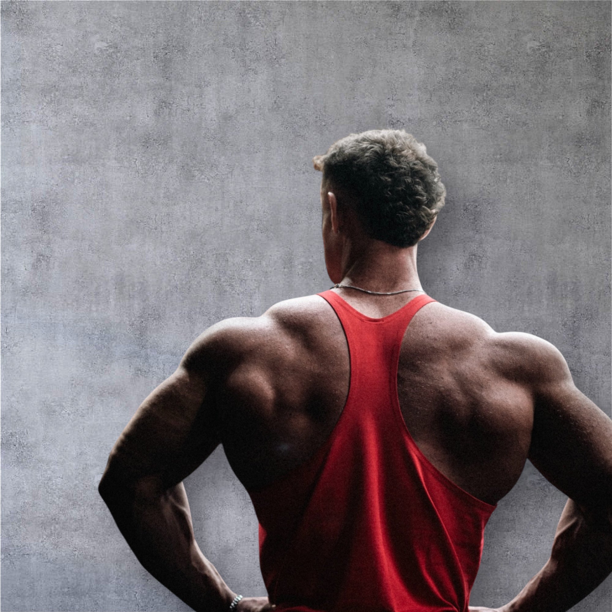 "Eroded XXXL INC" Classic Muscle Vest - Ox Blood