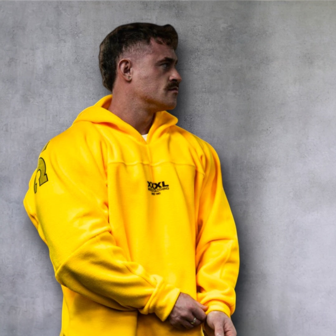 Signature series "XXXL INC" Polar Hoodie - Yellow