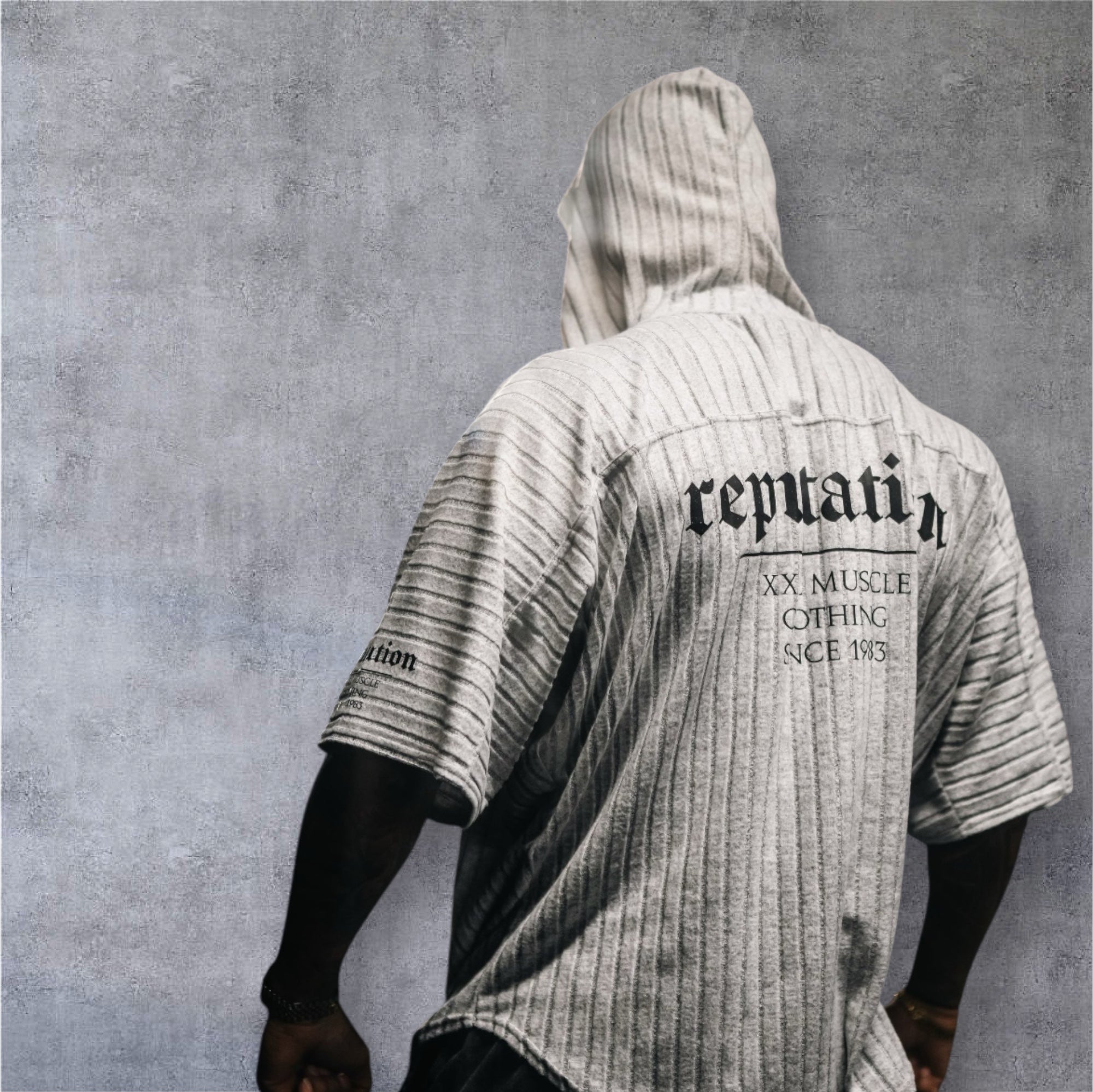 "Reputation" Old School Hooded Ragtop - Sliver