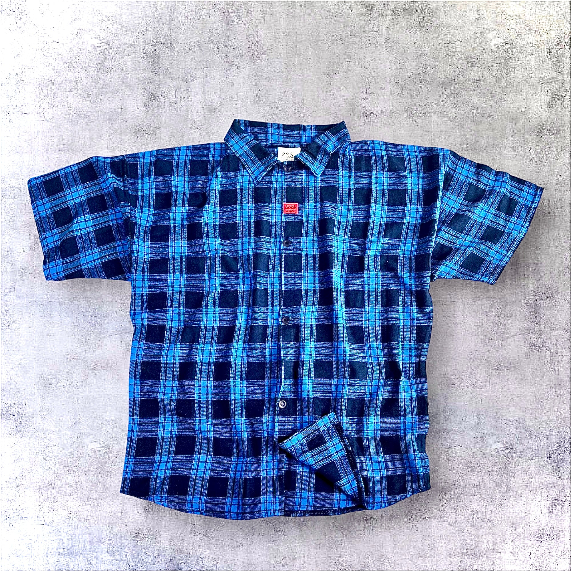 "Be Legendary" Oversized Muscle Shirt -Blue Black
