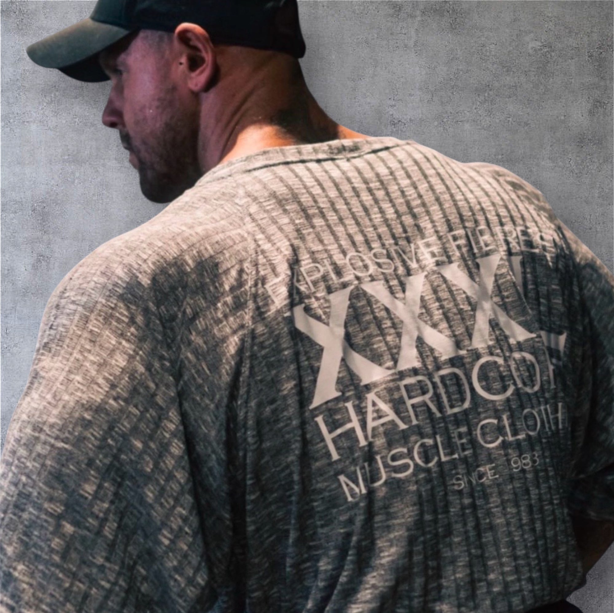 "Classic XXXL Logo" Old School Jumbo Rib Ragtop - Cinder Grey