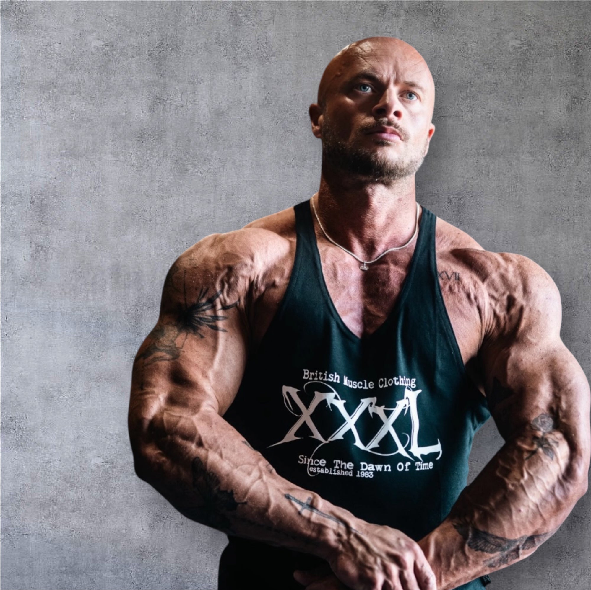 'Since the Dawn of Time' Classic Muscle vest -Black