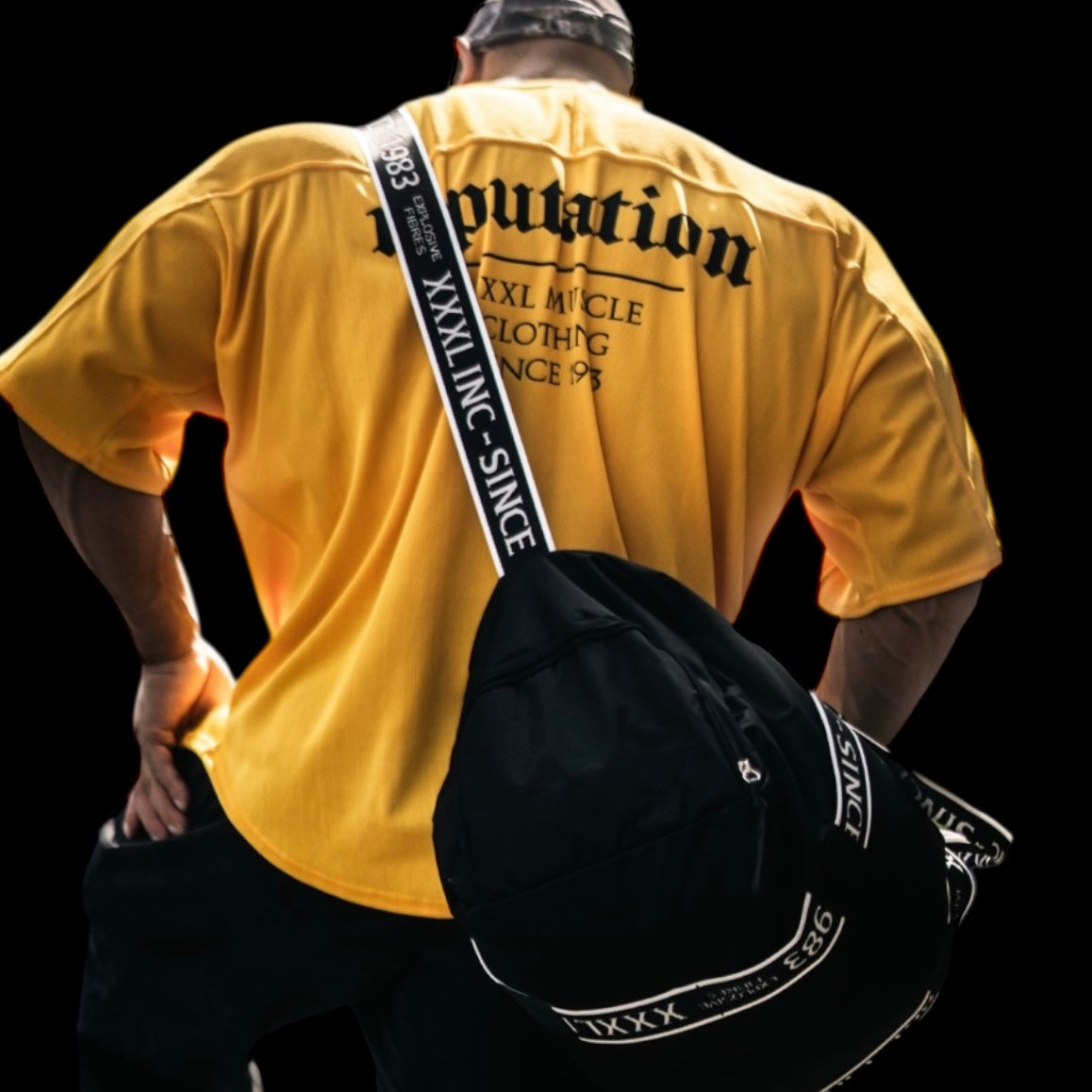 “Series II" Gym Duffle Bag - black