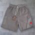 "Scrolled XXXL Inc" Vintage Wash Combat Short - Washed Charcoal