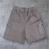 "Scrolled XXXL Inc" Vintage Wash Combat Short - Washed Charcoal