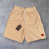 "Scrolled XXXL Inc" Vintage Wash Combat Short - Washed Latte