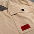 "Scrolled XXXL Inc" Vintage Wash Combat Short - Washed Latte