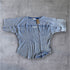 "XXXL INC" 3/4 sleeve  Rag Top - Stonewash Denim