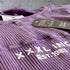 "XXXL INC" 3/4 sleeve  Rag Top - Stonewash Berry